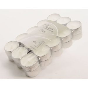 Candeline Tea Light set 30 pezzi – maxi-durata