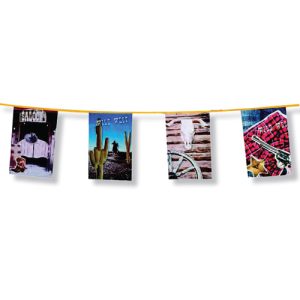 Bandierine Wild West pvc mt 10