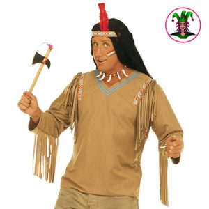 Casacca indiano tg. 56 con fascia e piuma