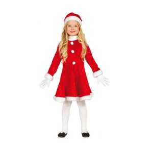 Costume Babbo Natale bimba 7/9 anni